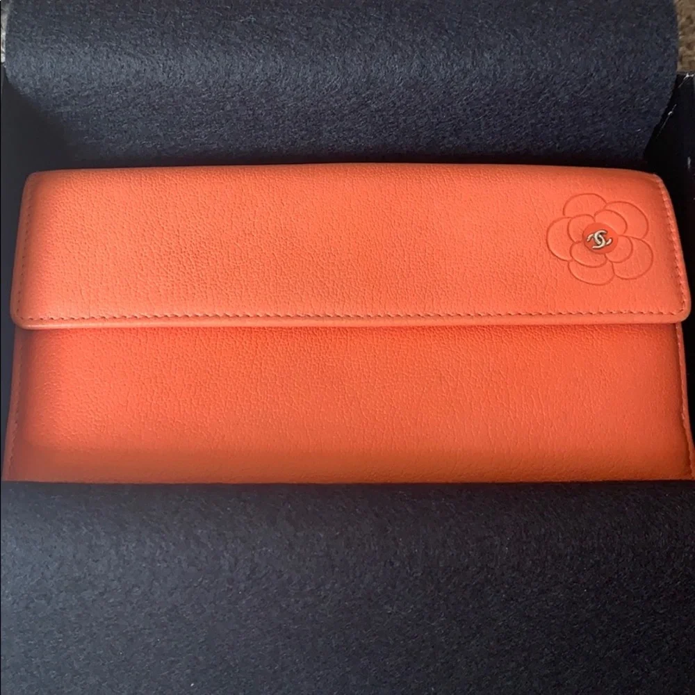 Chanel‎ long wallet leather Vintage